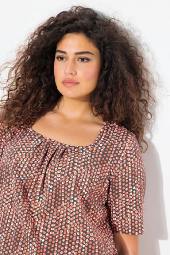 Plus size veliki brojevi Majica kratkih rukava A kroja za punije
