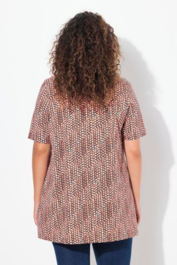 Plus size veliki brojevi Majica kratkih rukava A kroja za punije