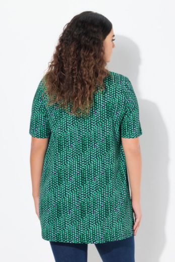 Plus size veliki brojevi Majica kratkih rukava A kroja za punije