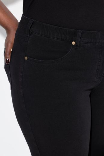 Plus size veliki brojevi Traperice ravnih nogavica za punije