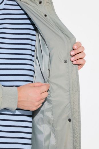 Plus size veliki brojevi Kaput prošiveni A kroja za punije