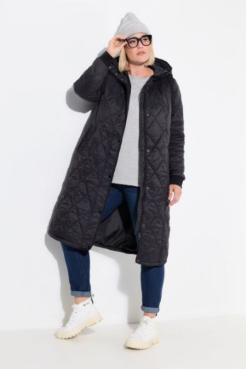 Plus size veliki brojevi Kaput prošiveni A kroja za punije