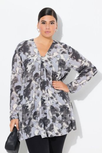 Plus size veliki brojevi Bluza dugih rukava A kroja za punije