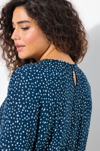 Plus size veliki brojevi Haljina midi A kroja za punije