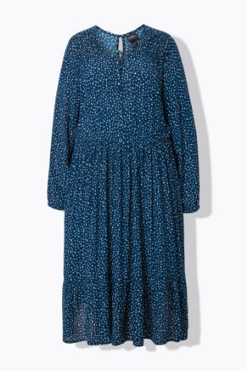 Plus size veliki brojevi Haljina midi A kroja za punije
