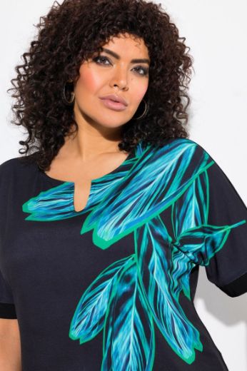 Plus size veliki brojevi Majica kratkih rukava okruglog ovratnika za punije