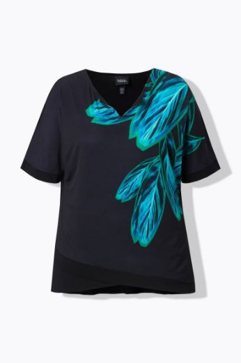 Plus size veliki brojevi Majica kratkih rukava okruglog ovratnika za punije