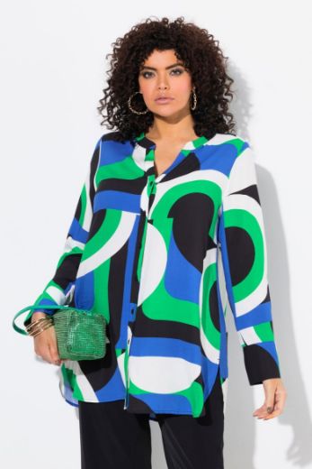 Plus size veliki brojevi Bluza dugih rukava dužeg kroja za punije