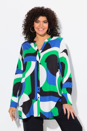 Plus size veliki brojevi Bluza dugih rukava dužeg kroja za punije