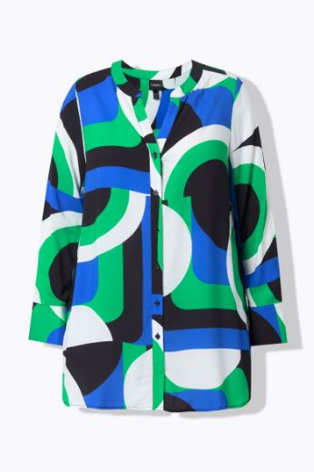 Plus size veliki brojevi Bluza dugih rukava dužeg kroja za punije