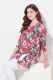 Veliki brojevi Bluza 3/4 rukava okruglog ovratnika moda za punije