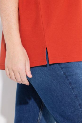 Plus size veliki brojevi Majica polo kratkih rukava za punije