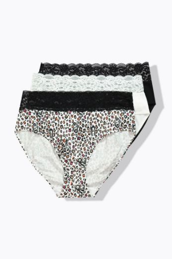 Plus size veliki brojevi Gaćice midi 3 komada za punije