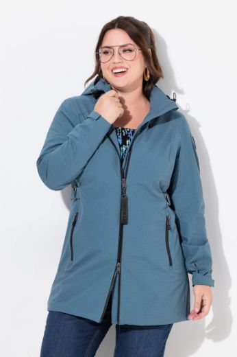 Plus size veliki brojevi Jakna funkcionalna s kapuljačom za punije
