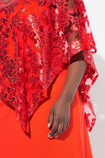 Plus size veliki brojevi Haljina elegantna s čipkom za punije