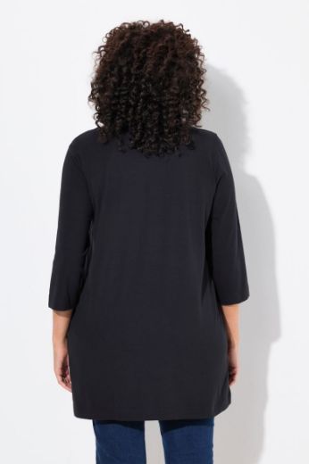 Plus size veliki brojevi Majica duži model V ovratnika za punije