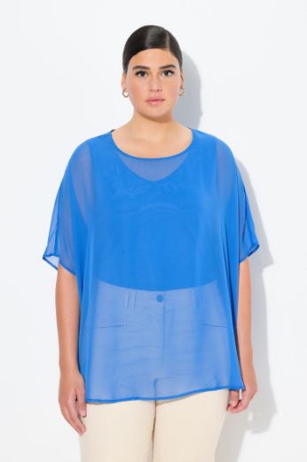 Plus size veliki brojevi Bluza spuštenih rukava za punije
