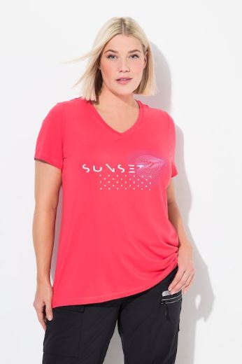 Plus size veliki brojevi Majica funkcionalna kratkih rukava V ovratnika za punije