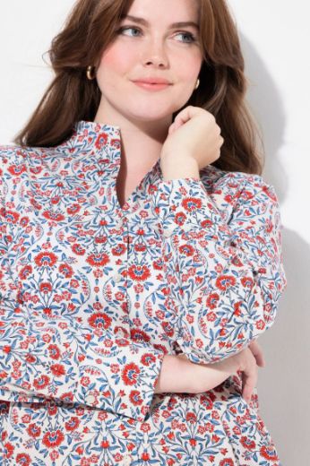 Plus size veliki brojevi Bluza dugih rukava s printom pasa za punije