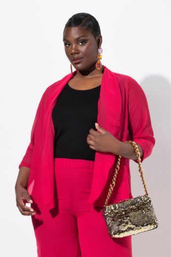 Plus size veliki brojevi Jakna lagana 3/4 rukavi za punije