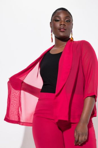 Plus size veliki brojevi Jakna lagana 3/4 rukavi za punije
