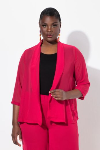 Plus size veliki brojevi Jakna lagana 3/4 rukavi za punije