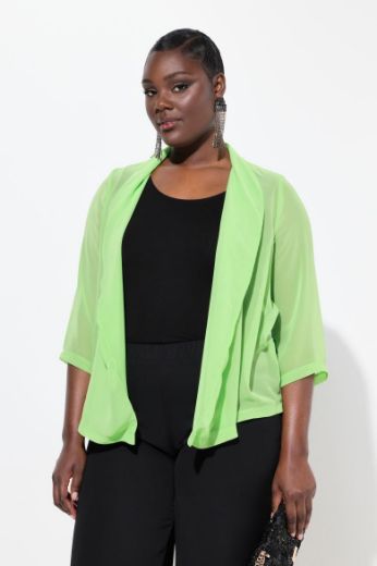 Plus size veliki brojevi Jakna lagana 3/4 rukavi za punije