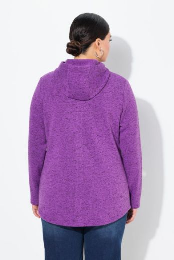 Plus size veliki brojevi Jakna lagana s kapuljačom od flisa za punije