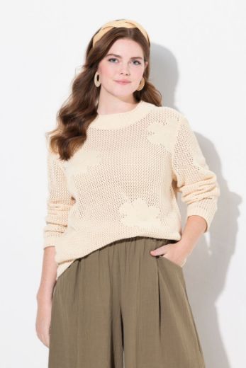 Plus size veliki brojevi Pulover cvjetnog motiva za punije