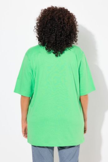 Plus size veliki brojevi Majica V izrez Basic za punije