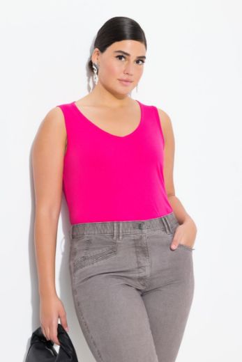 Plus size veliki brojevi Top V ovratnika za punije