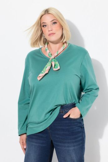Plus size veliki brojevi Majica Basic dugi rukavi za punije