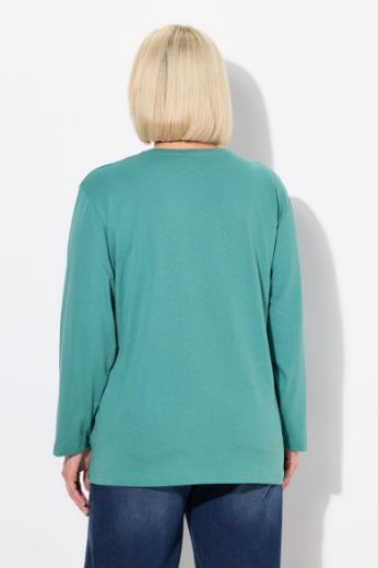 Plus size veliki brojevi Majica Basic dugi rukavi za punije