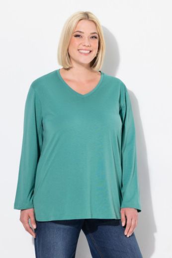 Plus size veliki brojevi Majica Basic dugi rukavi za punije