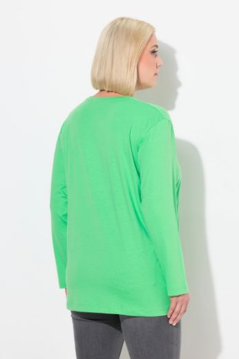 Plus size veliki brojevi Majica Basic dugi rukavi za punije