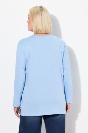 Plus size veliki brojevi Majica Basic dugi rukavi za punije