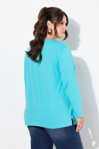 Plus size veliki brojevi Majica Basic dugi rukavi za punije