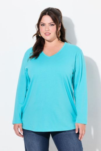Plus size veliki brojevi Majica Basic dugi rukavi za punije