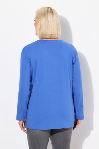 Plus size veliki brojevi Majica Basic dugi rukavi za punije