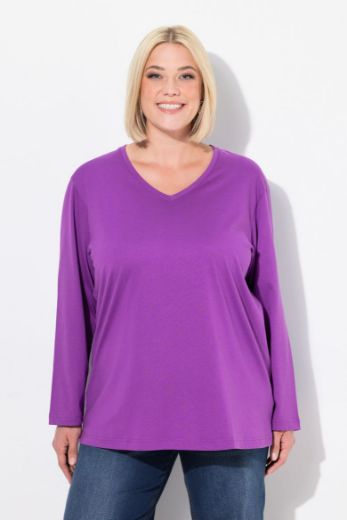 Plus size veliki brojevi Majica Basic dugi rukavi za punije