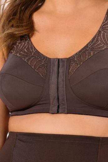 Plus size veliki brojevi Grudnjak Kelly s prednjim kopčanjem za punije