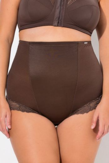 Plus size veliki brojevi Hlače visokog struka s dodatkom čipke za punije