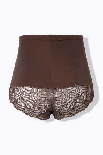 Plus size veliki brojevi Hlače visokog struka s dodatkom čipke za punije