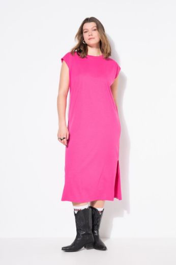 Plus size veliki brojevi Haljina s prorezima spuštenih rukava za punije