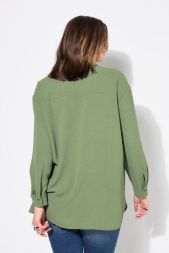 Plus size veliki brojevi Bluza krep za punije