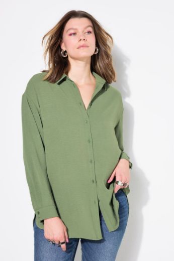 Plus size veliki brojevi Bluza krep za punije