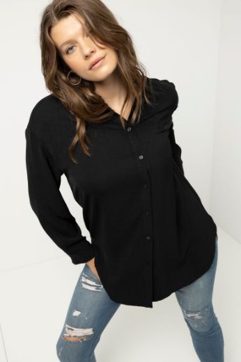 Plus size veliki brojevi Bluza krep za punije