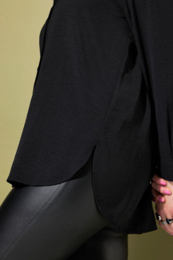 Plus size veliki brojevi Bluza krep za punije