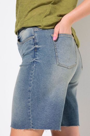 Plus size veliki brojevi Traperice bermude širokih nogavica za punije
