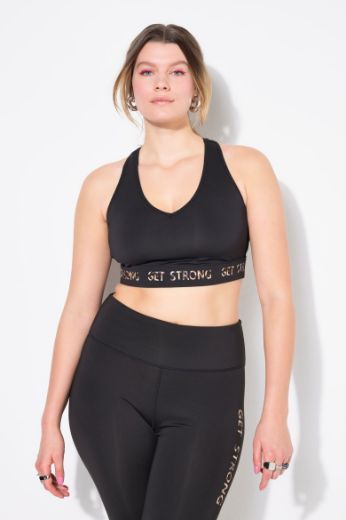 Plus size veliki brojevi Grudnjak sportski s leopard uzorkom za punije
